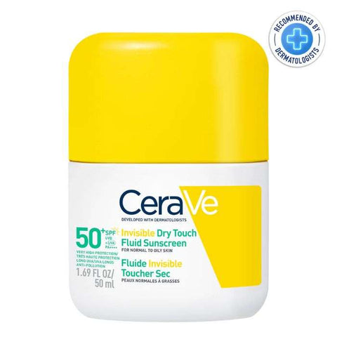 Ecran Solaire SPF 50 Fluide Invisible Toucher Sec 50 ML - CERAVE
