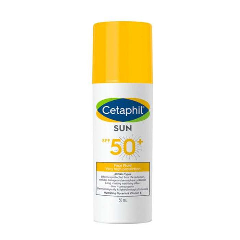 Sun Fluide Visage Tous Type de Peaux SPF 50+ - CETAPHIL