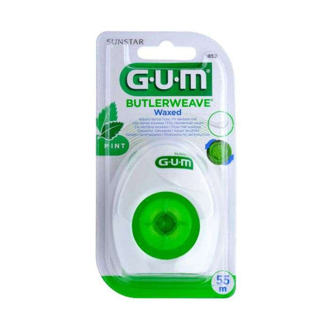 Fil Dentaire Butlerweave Cire Filaments Ruban Ref 1855 - GUM