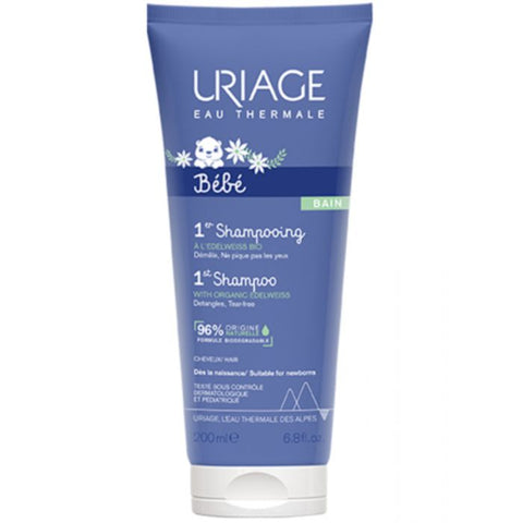 Bebe 1er Shampooing Extra Doux Cheveux 200 ML - URIAGE