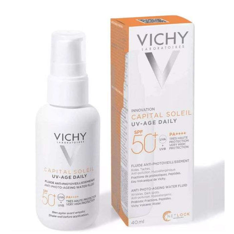 Capital Soleil UV Age Daily SPF 50 Fluide Anti Photovieillissement 40 ML - VICHY