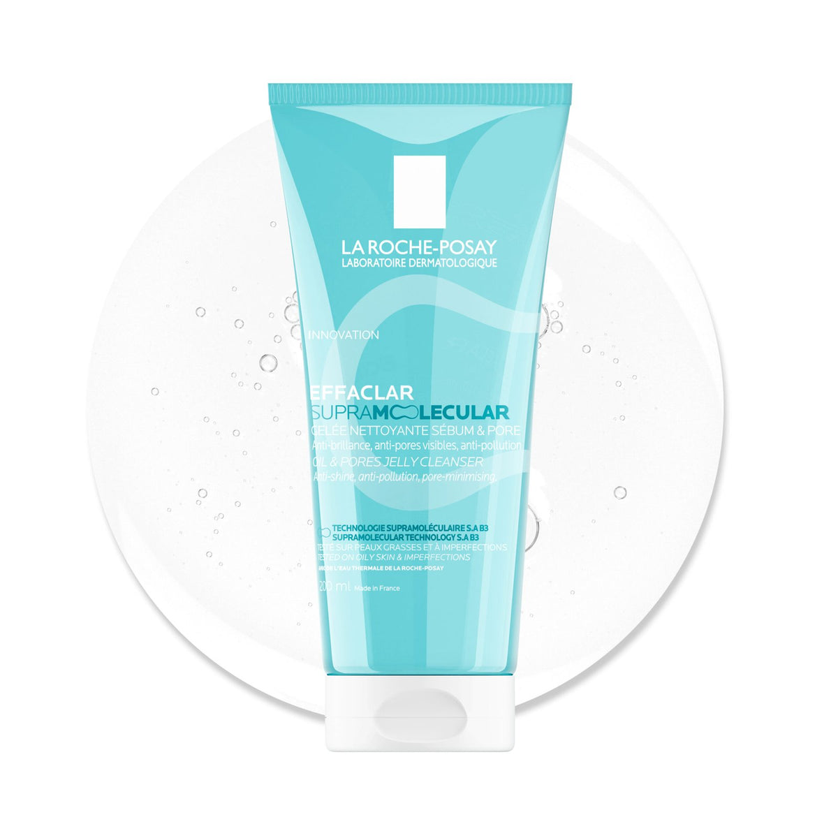 Effaclar Supramolecular Gelée Nettoyante sébum et pores 200ML - La Roche-Posay