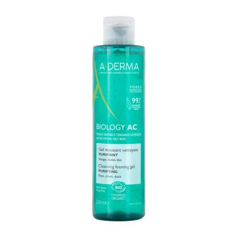 Aderma Biology Ac Gel Moussant Nettoyant Purifiant 200 ML - A-DERMA