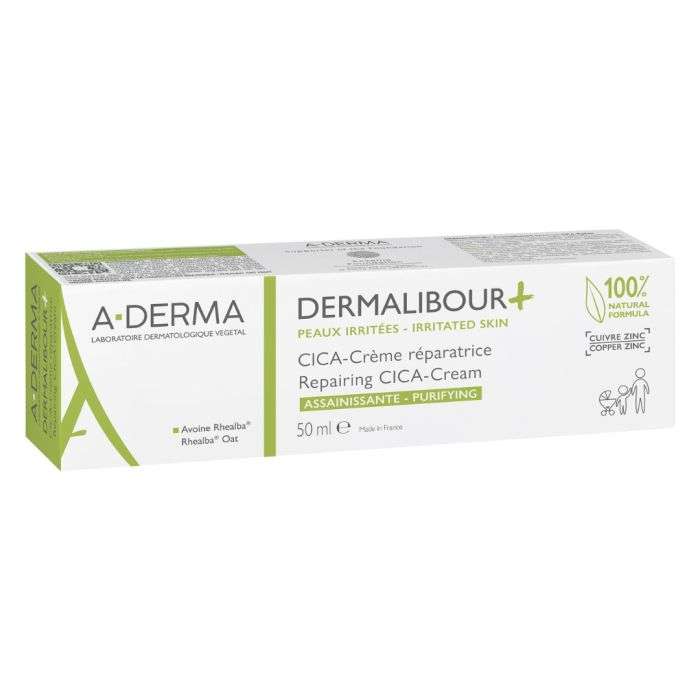 Aderma Dermalibour + Cica Creme Reparatrice 50 ML - A-DERMA