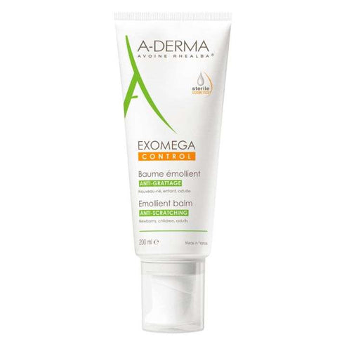 Aderma Exomega Controle Baume Emollient Anti Grattage 200ML - A-DERMA
