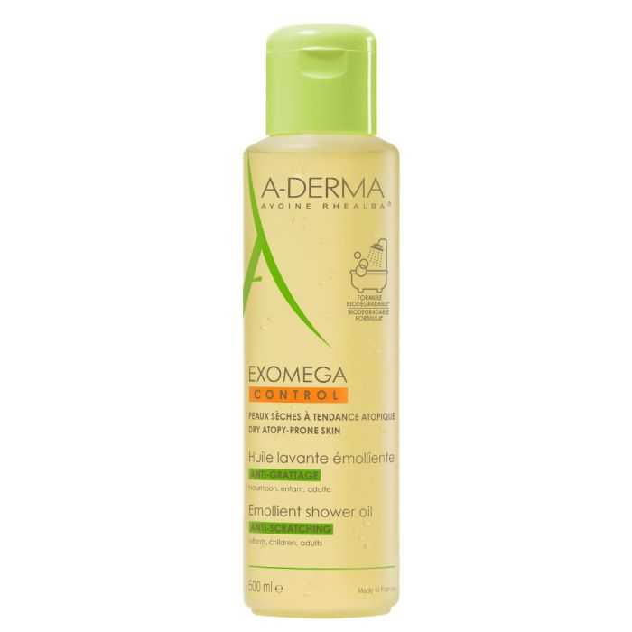 Aderma Exomega Controle Huile Lavante Emolliente 500 ML - A-DERMA