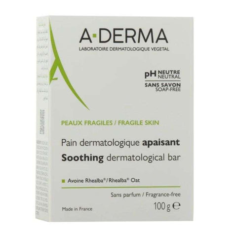 Aderma Pain Dermatologique Apaisant Lait D'avoin 100G - A-DERMA