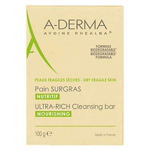 Aderma Pain Surgras Nutritif Ultra Riche 100G - A-DERMA