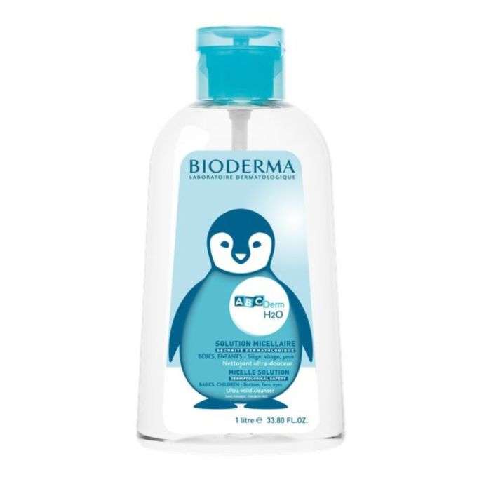Bioderma Abcderm H2o Solution Micellaire Nettoyant Ultra Douceur 1L - ABCDERM