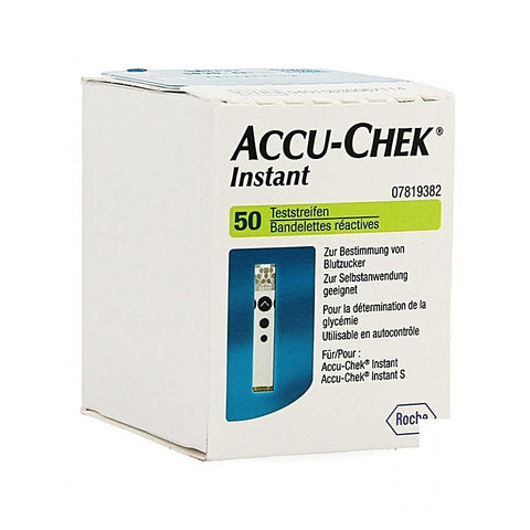 Accu Chek Instant Test Rapide Glycemie Boite de 50 Bandelettes - ACCU-CHECK