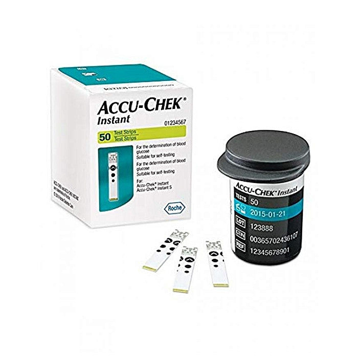 Accu Chek Instant Test Rapide Glycemie Boite de 50 Bandelettes - ACCU-CHECK