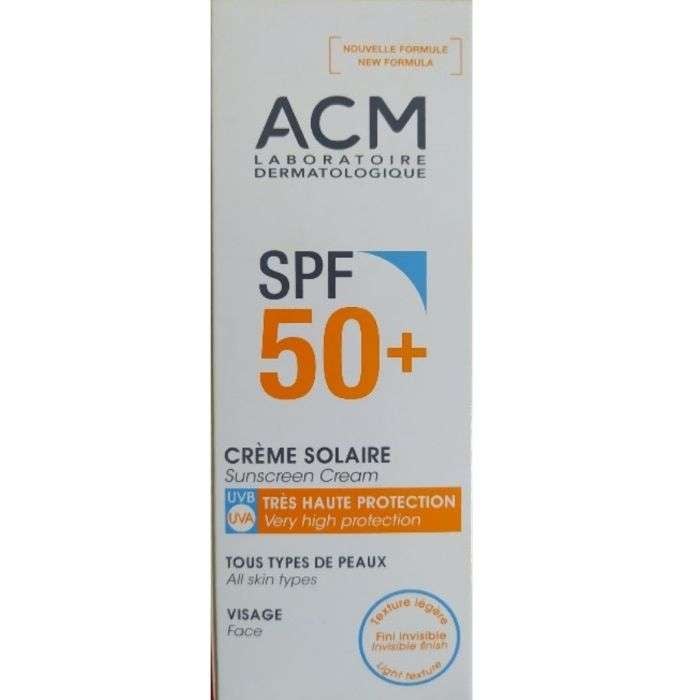 Creme Solaire SPF 50+ Tous Types de Peaux 40 ML - ACM