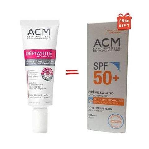 Offre Depiwhite Advanced Creme Intensive Anti Taches 40 ML + Creme Solaire SPF 50+ 40 ML - ACM