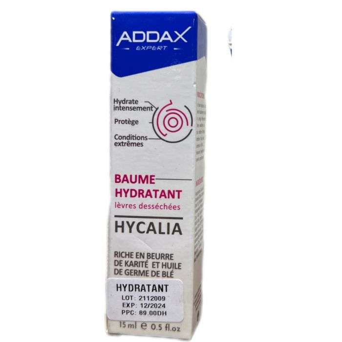 Hycalia Baume Hydratant Levres Seches 15 ML - ADDAX