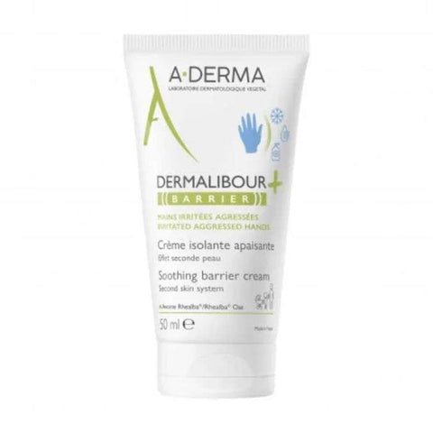 Aderma Dermalibour + Barrier Creme Isolante Mains Irritees 50 ML - A-DERMA