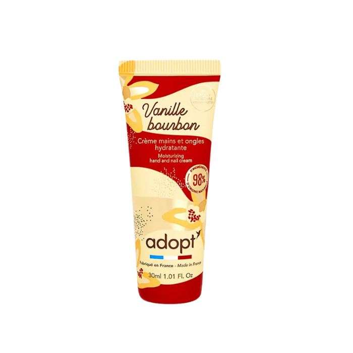 Vanille Bourbon Creme Mains et Ongles Hydratante 30 ML - ADOPT