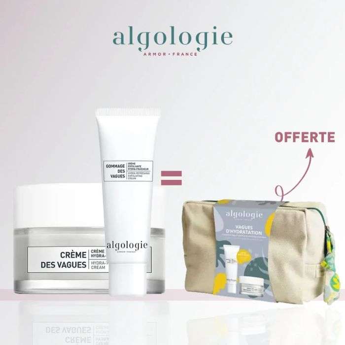 Coffret Gommage des Vagues Creme Exfoliante Hydra Fraicheur 50 ML - ALGOLOGIE