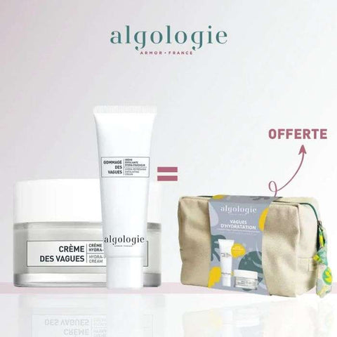 Coffret Gommage des Vagues Creme Exfoliante Hydra Fraicheur 50 ML - ALGOLOGIE