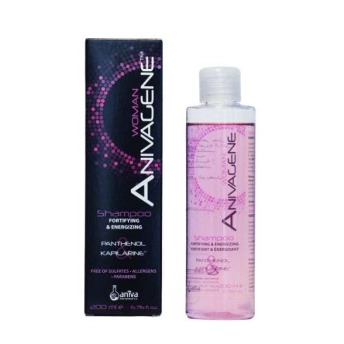SHAMPOING FORTIFIANT ET ENERGISANT FEMME SANS SULFATE 200 ML - ANIVAGENE