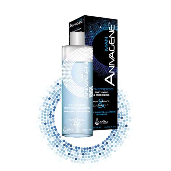 SHAMPOING FORTIFIANT ET ENERGISANT HOMME SANS SULFATE 200 ML - ANIVAGENE