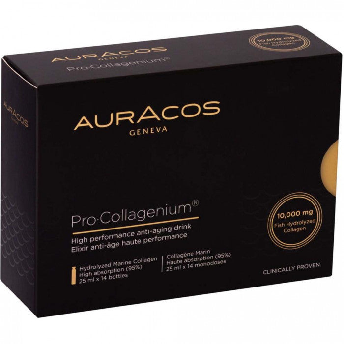 Auracos Pro Collagenium 14 Ampoules Buvables - AURACOS GENEVA
