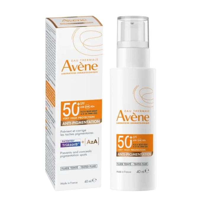 Creme Solaire Anti Pigmentation SPF 50+ Fuide Teinte 40 ML - AVENE