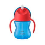 Tasses A Paille 200 ML / 7OZ 9M+ Bleu - AVENT