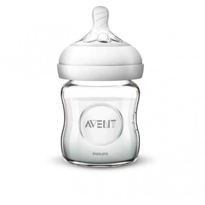 Biberon Natural Response en Verre 120 ML 0 Mois+ 4 Oz - AVENT