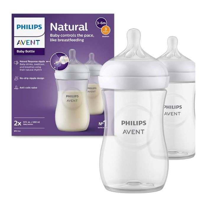 Natural Response Pack 2 Biberons 3-6 Mois+ 260ML - AVENT