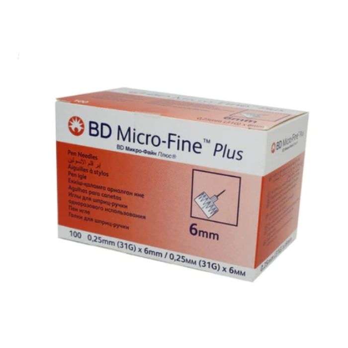 Micro Fine Plus Aiguille Insuline 6MM X 6MM - BD