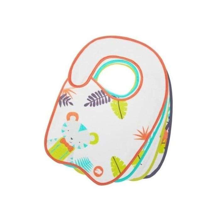 5 Bavoirs Eponge 4MOIS - BEBE CONFORT
