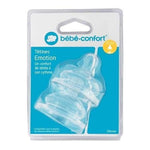 Tetines Emotion T1 3 Vitesses 0-12M Latex X2 6944 - BEBE CONFORT