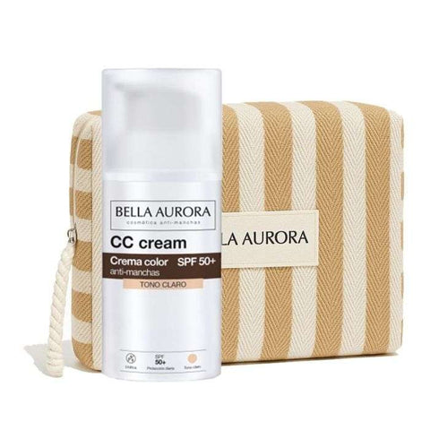 CC Creme Anti Taches SPF50 Teinte Claire + Trousse Offerte - BELLA AURORA