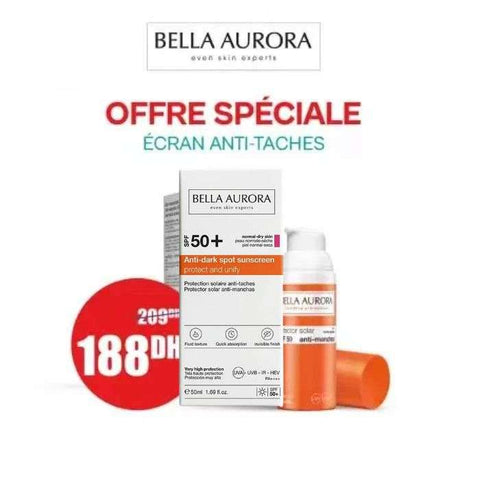Ecran Depigm SPF50 + Peau Normal A Seche 50 ML - BELLA AURORA