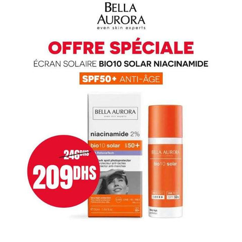 Ecran Solaire BIO 10 Solar Niacinamide SPF 50+ 50ML - BELLA AURORA