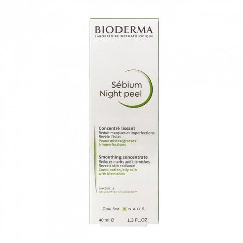 Sebium Peel Concentre Lissant Nuit Peaux Sensibles A Mixtes - BIODERMA