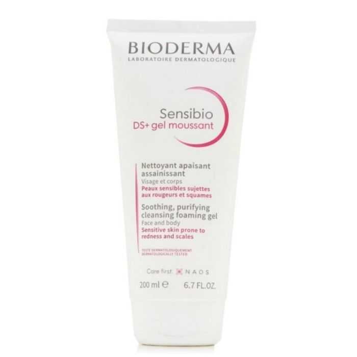 Sensibio Ds+ Gel Moussant Nettoyant Apaisant 200 ML Visage et Corps - BIODERMA