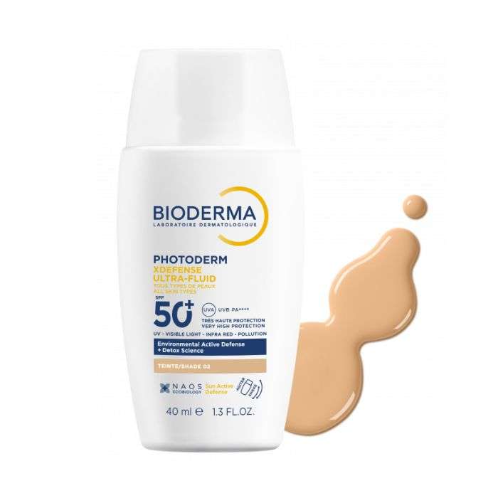 Photoderm Xdefense Ultra Fluid SPF 50+ Teinte 02 40 ML - BIODERMA