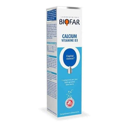 Calcium Vitamine D3 -20 Capsules - BIOFAR