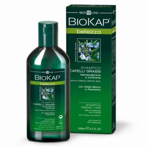 Bellezza Shampoing Cheveux Gras 200 ML - BIOKAP