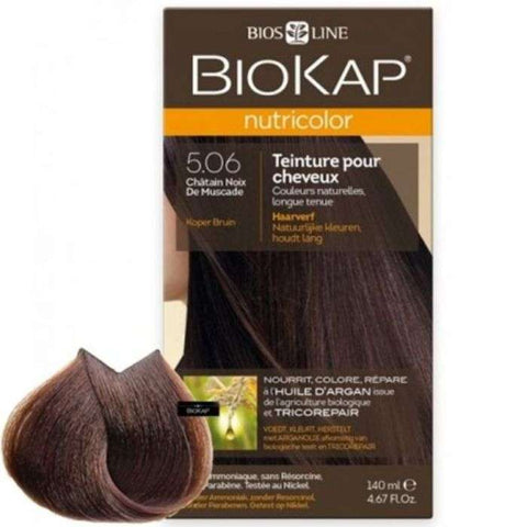 Nutricolor 5.06 Chatain Noix de Muscade - BIOKAP