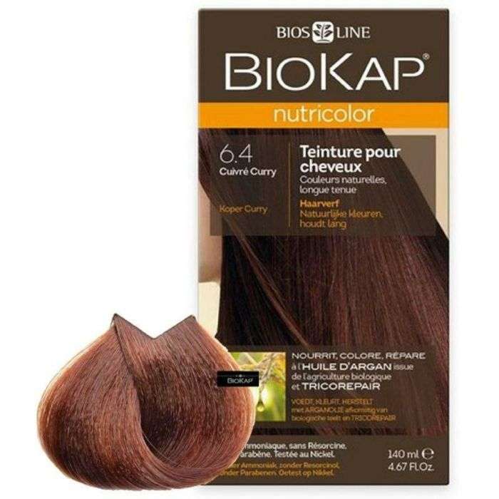 Nutricolor 6.4 Cuivre Curry 140 ML - BIOKAP
