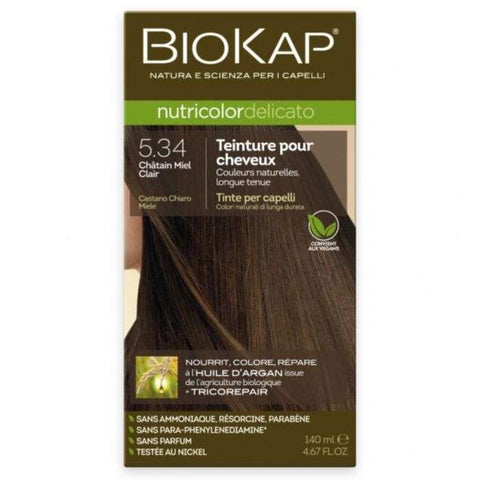 Nutricolor Delicato 5.34 Chatain Miel Clair - BIOKAP