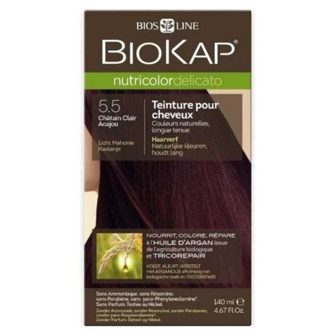 Nutricolor Delicato 5.5 Chatain Clair Acajou - BIOKAP