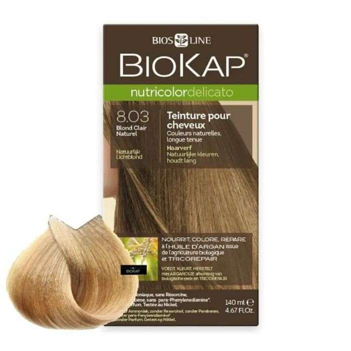 Nutricolor Delicato 8.03 Blond Clair Naturel - BIOKAP