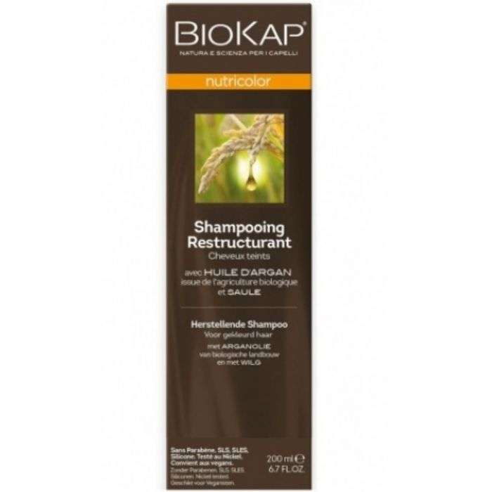Nutricolor Shampoing Restructurant Cheveux Teints 200 ML - BIOKAP