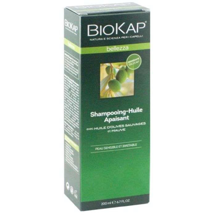 Shampoing Huile Apaisant Cuir Chevelu Sensible et Irrite 200 ML - BIOKAP