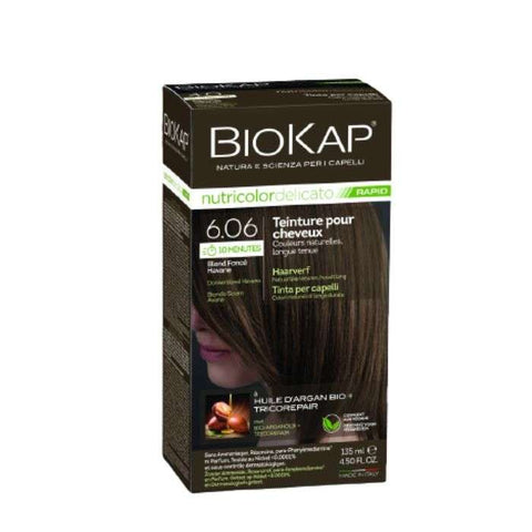 Nutricolor Delicato Rapid 6.06 Blond Fonce Havane 135ML - BIOKAP