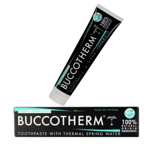Dentifrice Blancheur Charbon Noir Mint Fluoride 75 ML - BUCCOTHERM