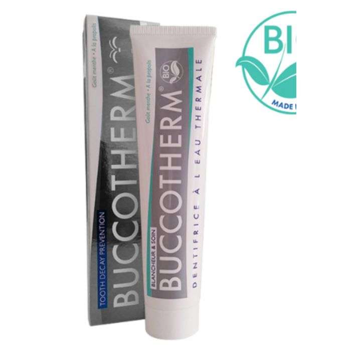 Dentifrice Blancheur et Soin Gout Menthe 75 ML - BUCCOTHERM